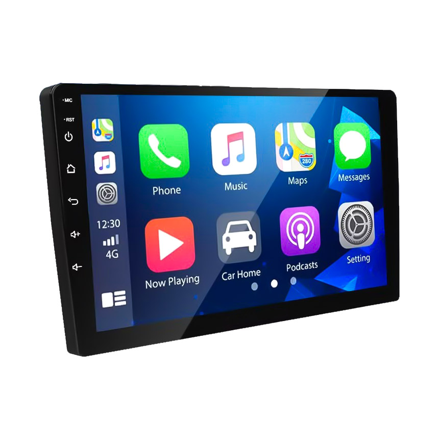 مانیتور اندروید 9 اینچ خودرو دارای CarPlay با نمایشگر IPS