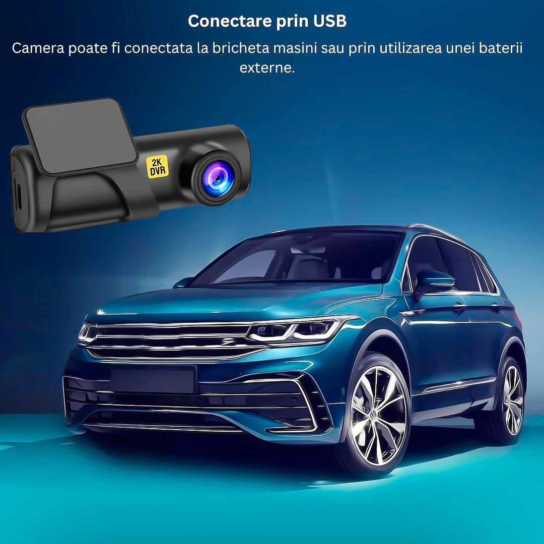 دوربین ثبت وقایع خودرو Dash Cam Q3 Wifi DVR 2K